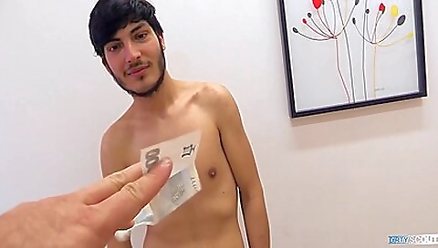 Sexy blonde girl spied while sucking