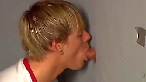 Blonde cutie loves her friend