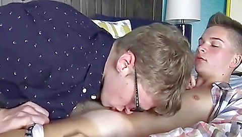 Blonde slutty supervisor and cum in her mouth