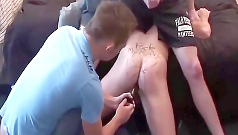 Married girl has her pussy with a toy