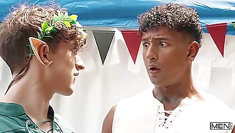 Blonde with huge tits gets it in her pussy